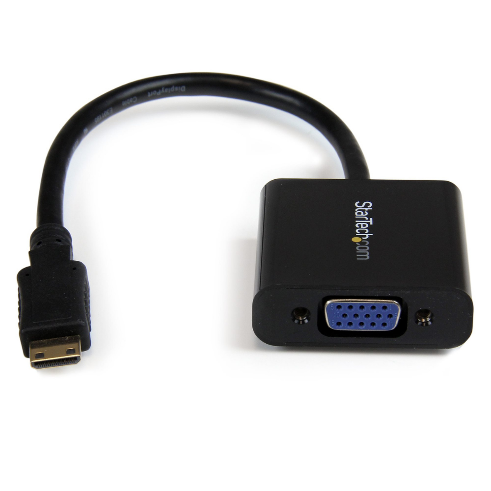 Mini HDMI® to VGA Adapter Converter for Digital Still Camera