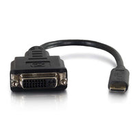 HDMI® Mini Male to Single Link DVI-D Female Adapter Converter Dongle - TechExpress 