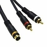 7m Velocity™ One 3.5mm Stereo Male to Two RCA Male Y-Cable - TechExpress 