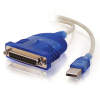 C2G USB 1284 DB25 Parallel Printer Adapter - TechExpress 