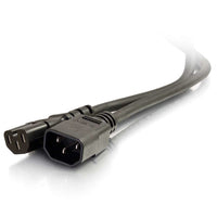 2m 250 Volt Hot Condition Power Cord Extension (IEC C14 to IEC C15) - TechExpress 